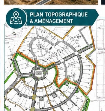 Plan topographique d’aménagement
